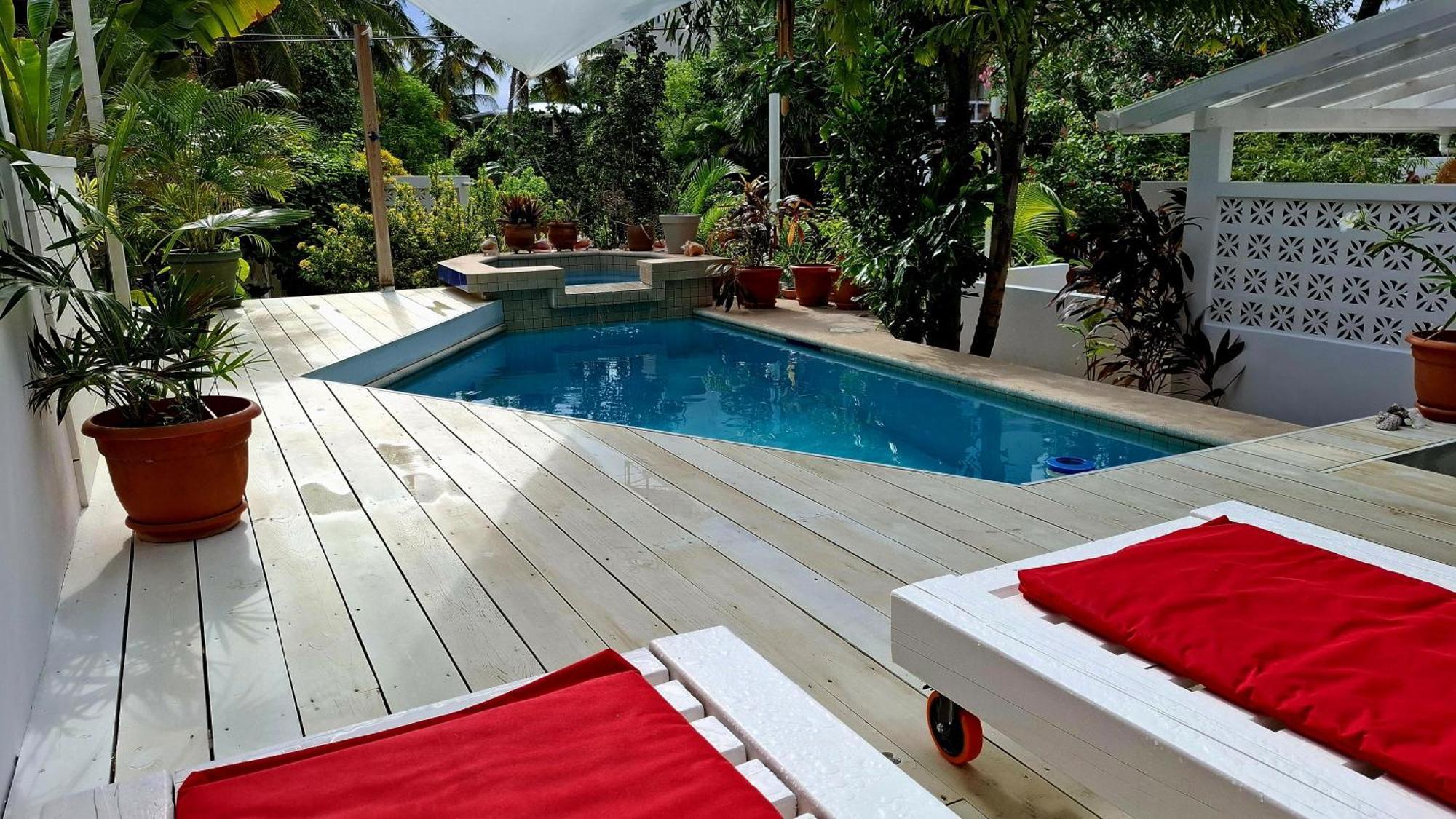 Amanda'S Place Green Studio - Pool And Tropical Garden Caye Caulker Luaran gambar